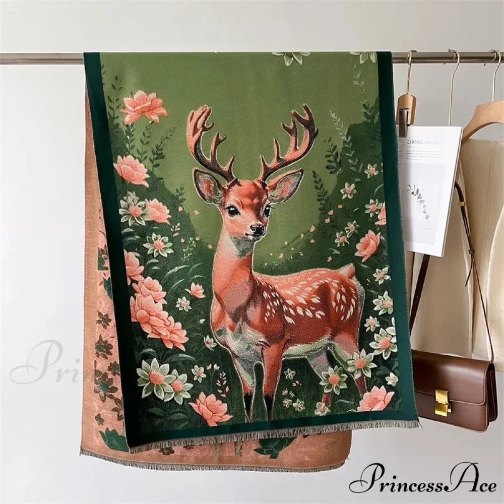 Opulent Winter Cashmere Pashmina Scarf