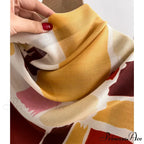 Opulent Wool Cotton Shawl Wrap Scarf