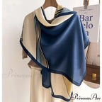 Opulent Wool Cotton Shawl Wrap Scarf