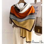 Opulent Wool Cotton Shawl Wrap Scarf
