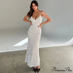 Out Lace Sheer Maxi Dress