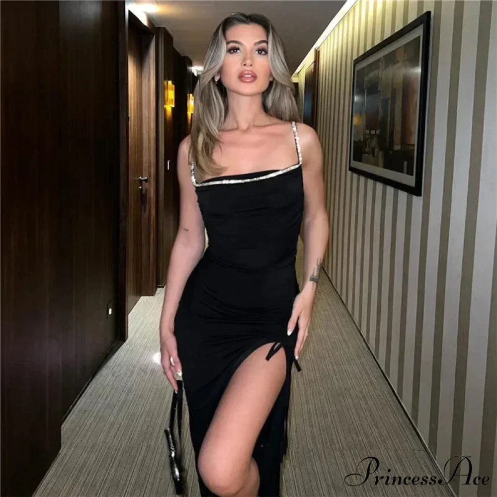 Out Long Sleeve Sheer Maxi Dress