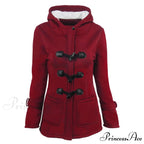 Overcoat Zipper Causal Hooded Coat