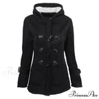 Overcoat Zipper Causal Hooded Coat
