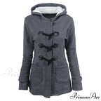 Overcoat Zipper Causal Hooded Coat