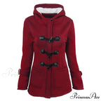 Overcoat Zipper Causal Hooded Coat
