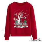 Oversize Workout Ugly Xmas Long Sleeve Christmas Hoodie