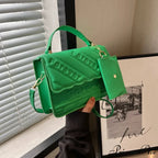 Padded Faux Leather Petite Crossbody Purse