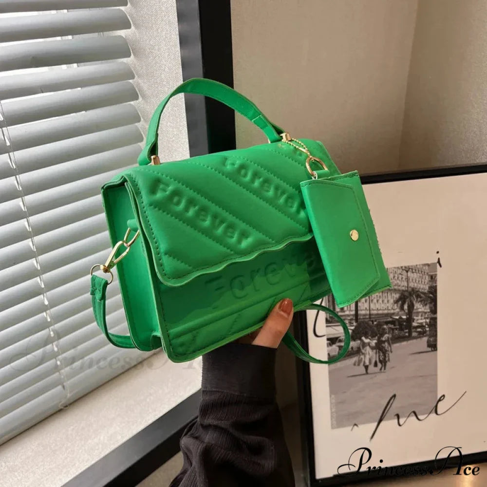 Padded Faux Leather Petite Crossbody Purse