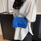 Padded Faux Leather Petite Crossbody Purse