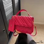 Padded Faux Leather Petite Crossbody Purse