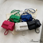 Padded Faux Leather Petite Crossbody Purse