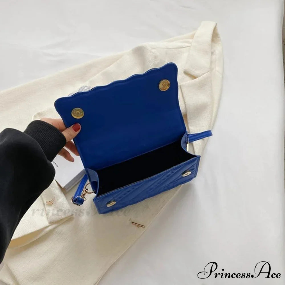 Padded Faux Leather Petite Crossbody Purse