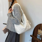 Padded Puffer Tote Shoulder Bag for Women