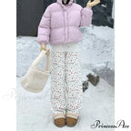 Padded Soft Winter Trousers 2000s Trousers