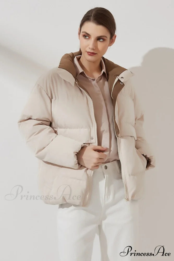 Parka Solid Warm Outwear Coat