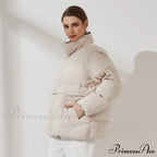 Parka Solid Warm Outwear Coat
