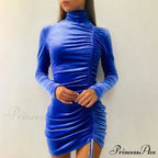 Party Velvet Mini Dress