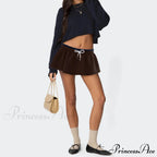 Patchwork Cinched Beach Skirt