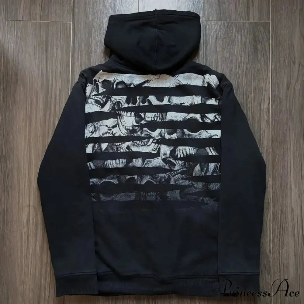 Patchwork Zipper Hoodie
