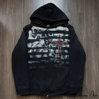 Patchwork Zipper Hoodie