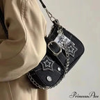 Pattern Canvas Underarm Shoulder Bag