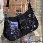 Pattern Canvas Underarm Shoulder Bag