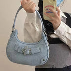 Pattern Canvas Underarm Shoulder Bag