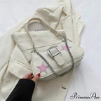 Pattern Canvas Underarm Shoulder Bag