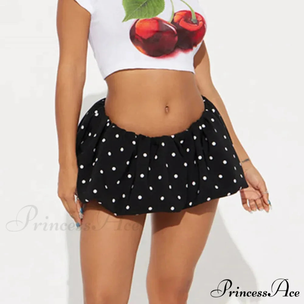 Pattern Low Rise Skirt