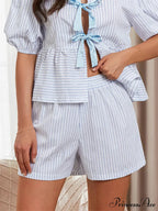 Patterned Baggy Stretchy Waist Short