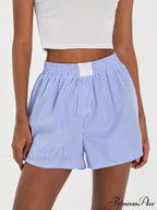 Patterned Baggy Wide Leg Relaxation Short