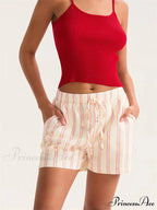 Patterned Broad Leg Pocket Short