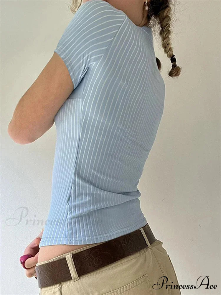 Patterned Button-Up Tailored Blouse