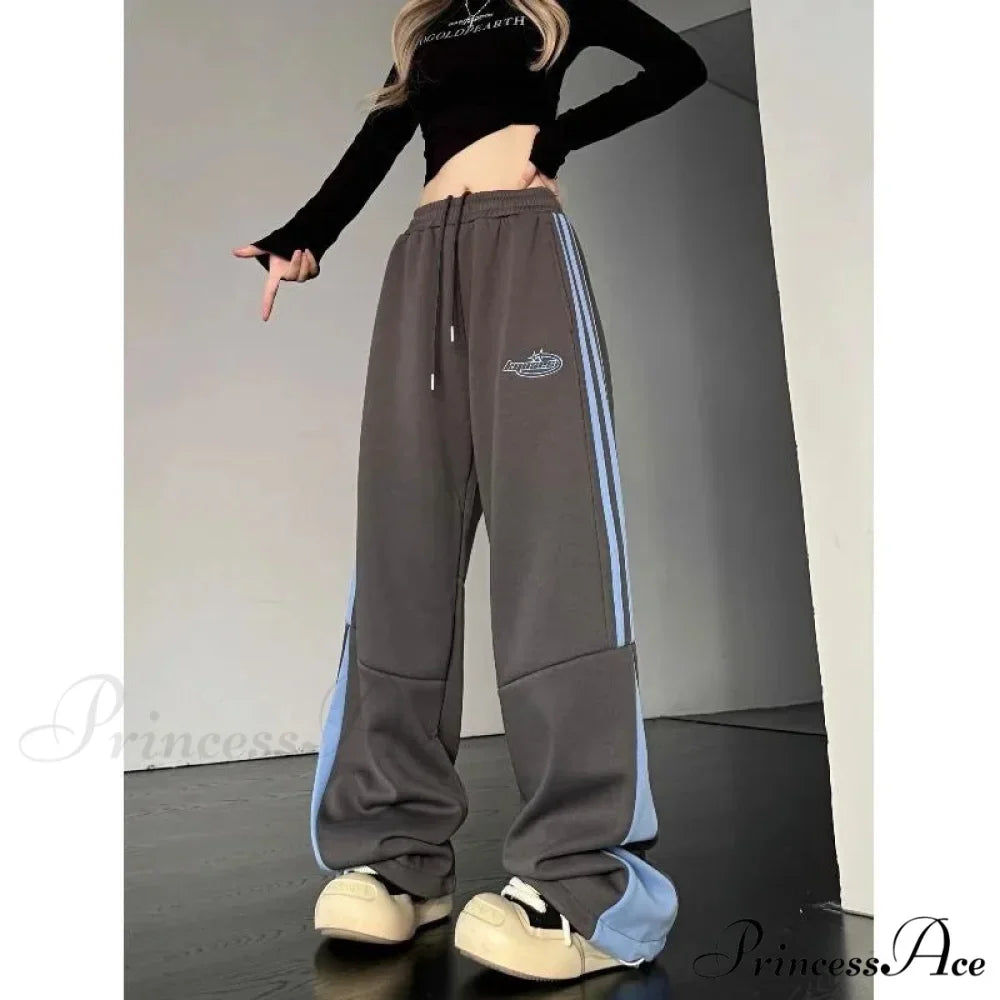 Patterned Cargo Sweatpants Informal Trousers
