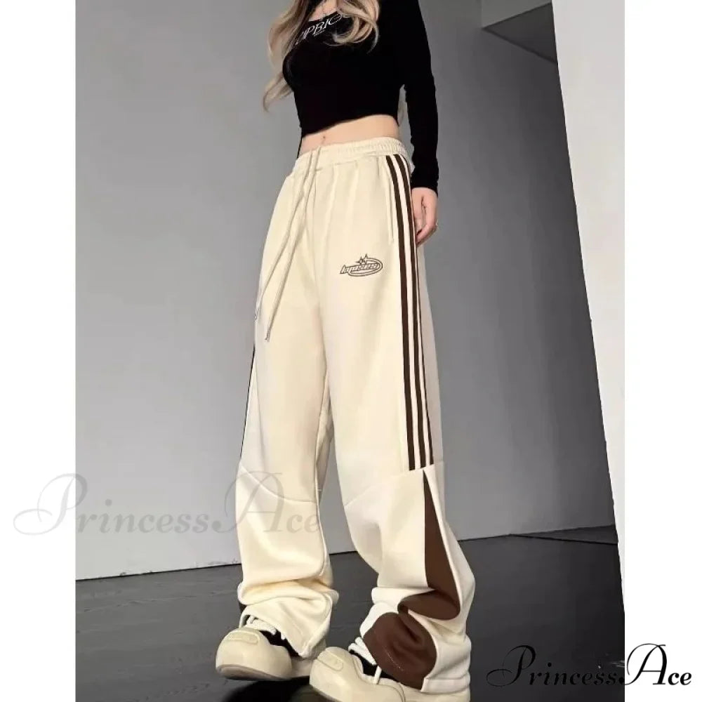 Patterned Cargo Sweatpants Informal Trousers