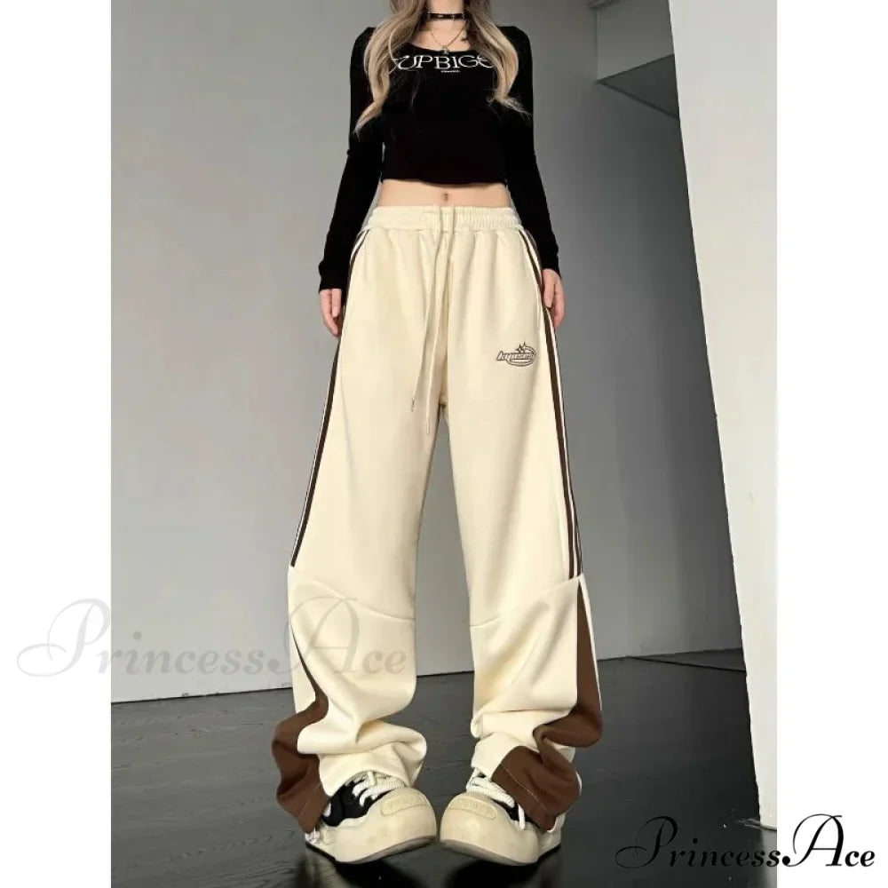 Patterned Cargo Sweatpants Informal Trousers