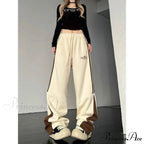 Patterned Cargo Sweatpants Informal Trousers