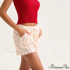 Patterned Cinched Pocket Short