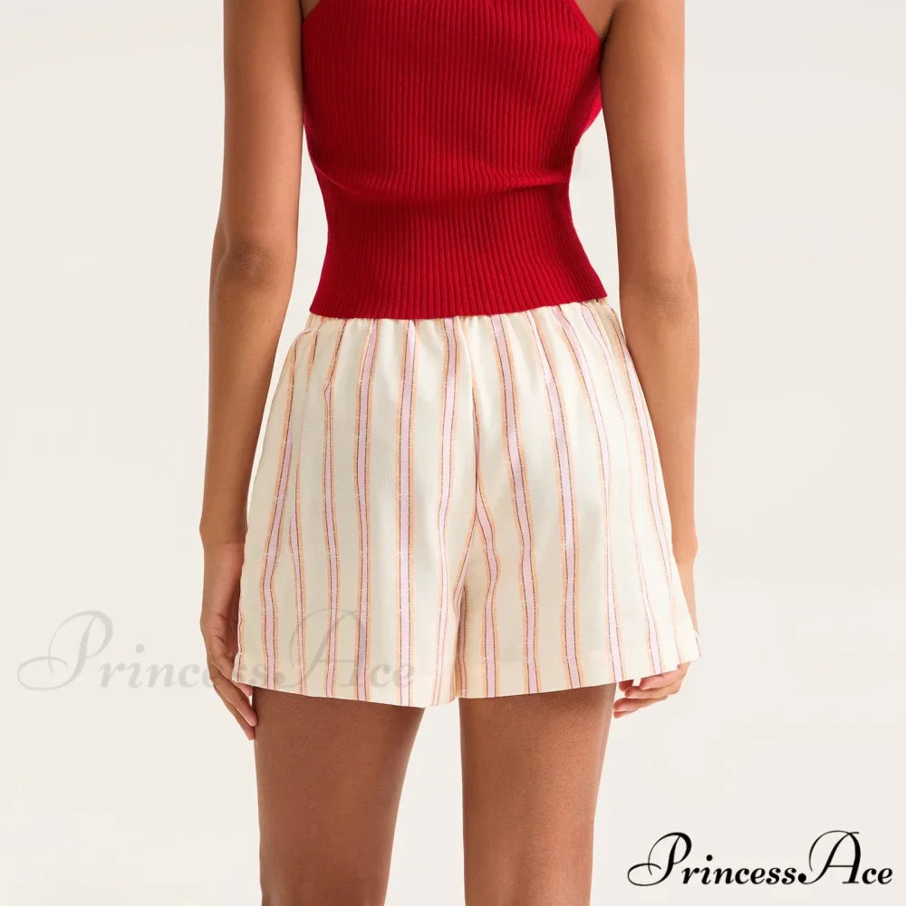 Patterned Cinched Pocket Short