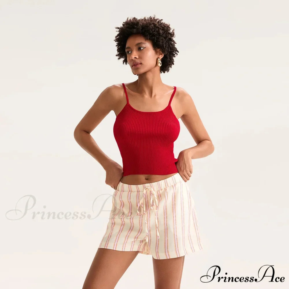 Patterned Cinched Pocket Short