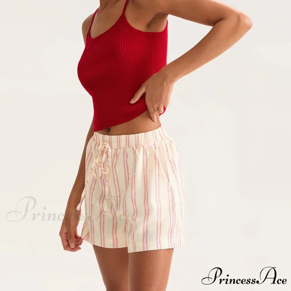 Patterned Cinched Pocket Short