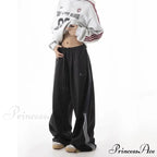 Patterned Cinched Retro High Rise Trousers