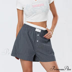 Patterned Dual-Layered Sleepwear Short