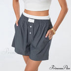 Patterned Dual-Layered Sleepwear Short