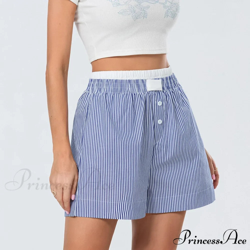 Patterned Dual-Layered Sleepwear Short