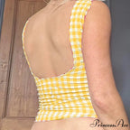 Patterned Lace Square Crop Top