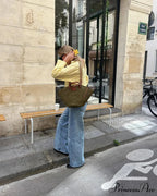 Patterned Monochrome Work Blouse