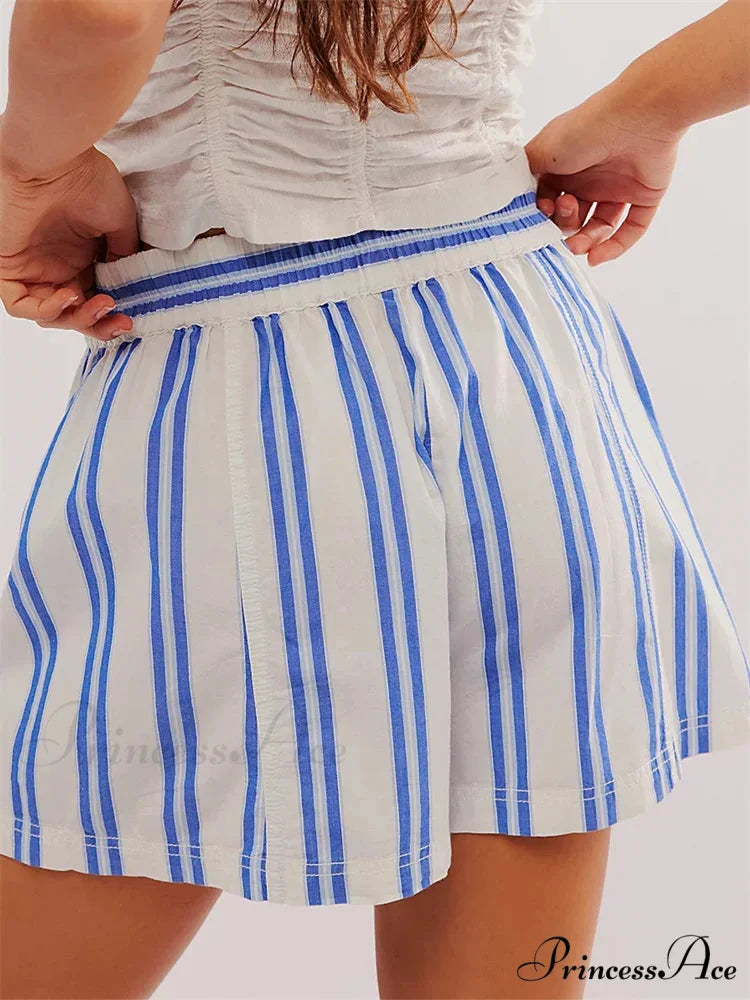 Patterned Pocket Baggy Informal Short