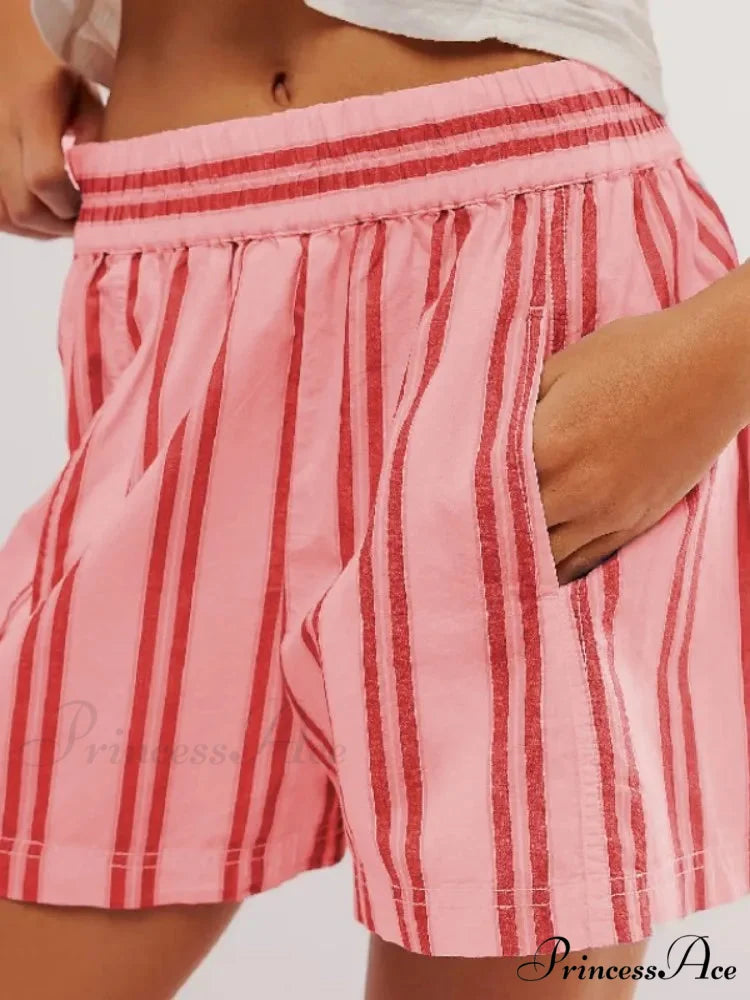 Patterned Pocket Baggy Informal Short